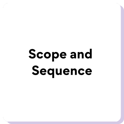 Scope and Sequence